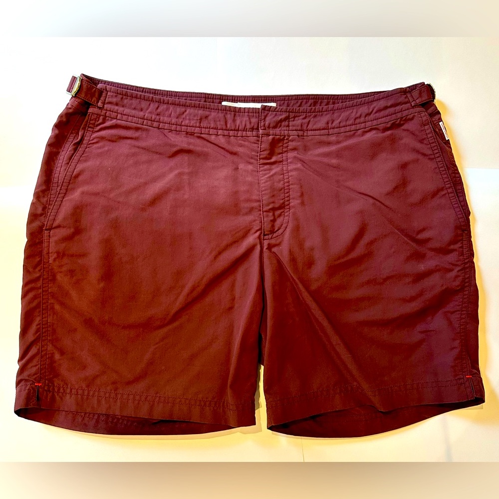 EUC Orlebar Brown Bulldog swim trunks